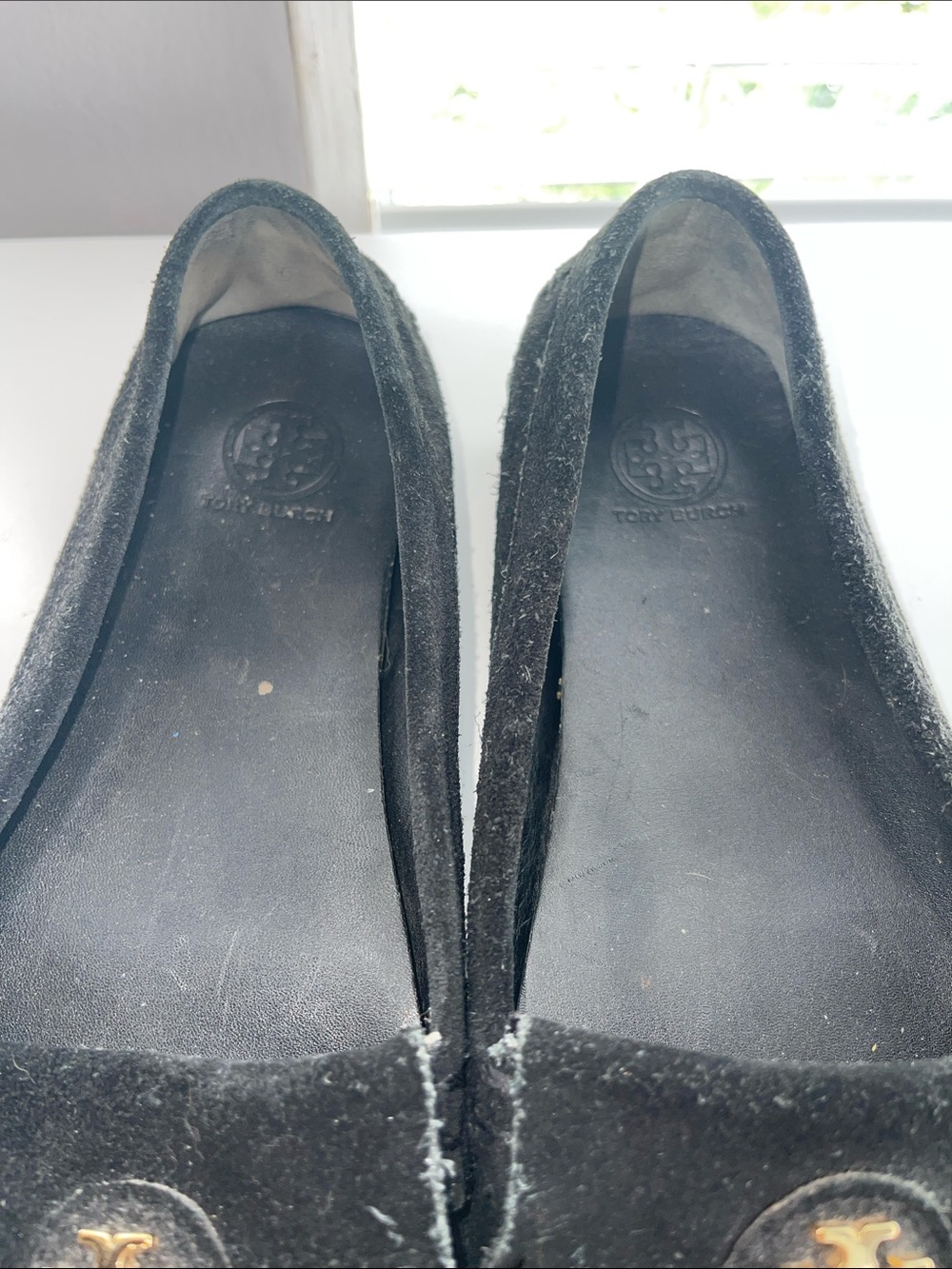Tory Burch Snyder Fringe black suede moccasins - Picture 6 of 6
